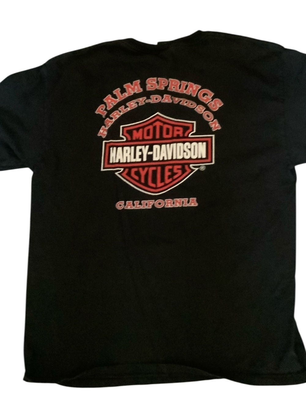 Vintage Harley-Davidson Palm Springs California Graphic T-Shirt Large